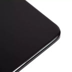 Tavolino a C espandibile con portaoggetti a filo | Tavolino laterale per divano in MDF per laptop | Nero