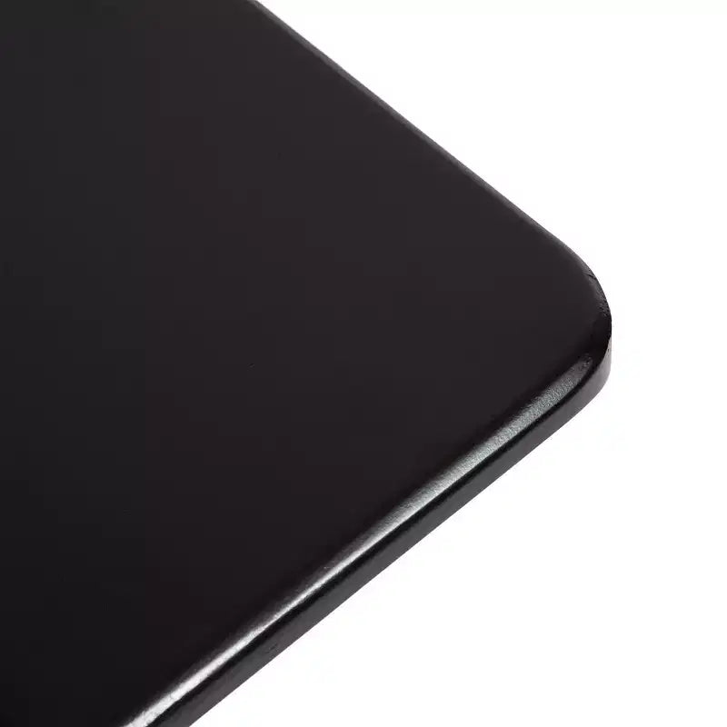 Tavolino a C espandibile con portaoggetti a filo | Tavolino laterale per divano in MDF per laptop | Nero