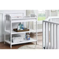 Brees Changing Table White/Graystone