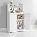 Dcolora Bathroom Storage Cabinet, Bathroom Floor Cabinet with 2 Doors, 2 Adjustable Shelves, 11.8 x 23.6 x 39.4 Inches