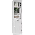71 Tall Bookcase Bookshelf with Cabinet, 3-Shelf Bookshelf & Storage Cabinet, Sideboard , Modern Book Shelf for Living Room, Office