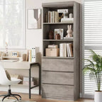 Organizzatore per giocattoli per bambini con cassetto scorrevole | Baule portagiochi moderno in legno | Bianco