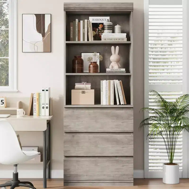 Organizzatore per giocattoli per bambini con cassetto scorrevole | Baule portagiochi moderno in legno | Bianco