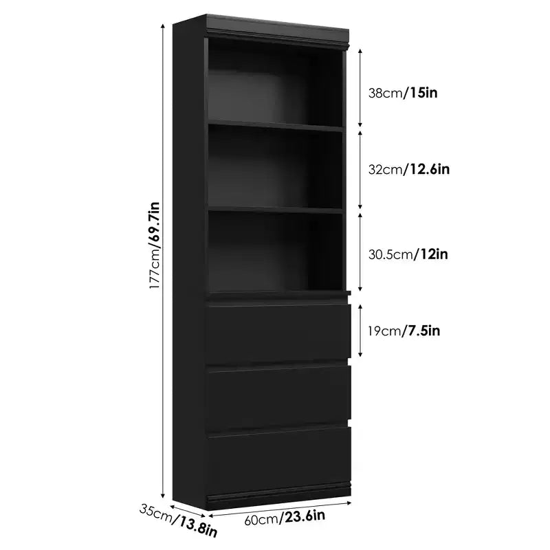Organizzatore per giocattoli per bambini con cassetto scorrevole | Baule portagiochi moderno in legno | Bianco