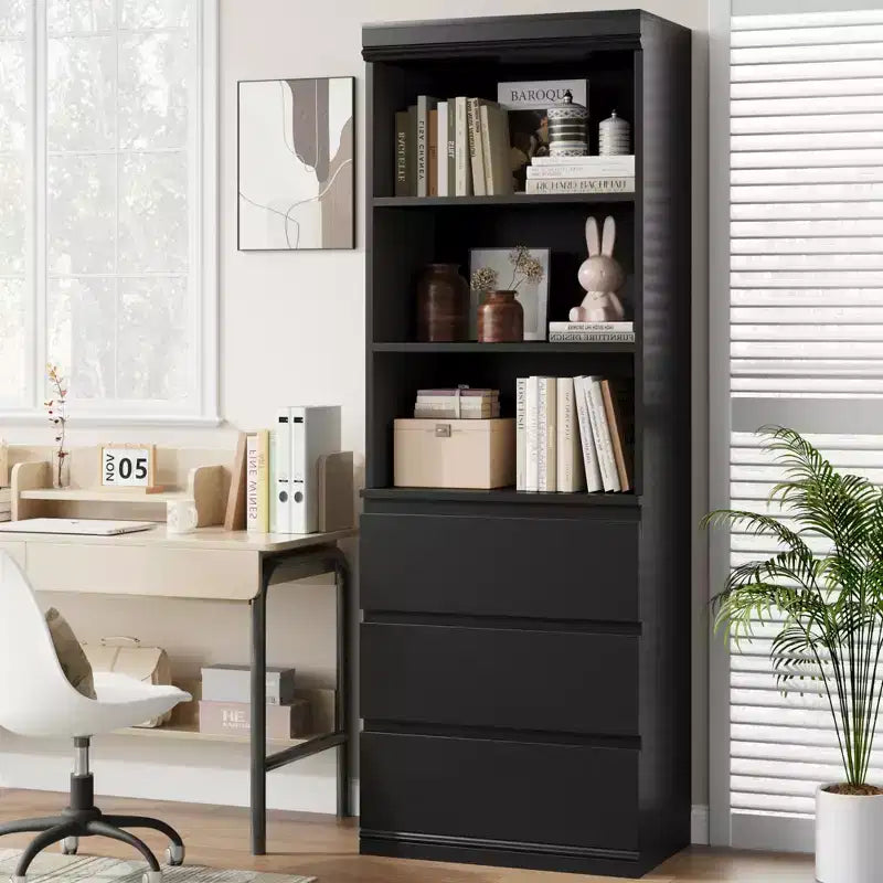 Organizzatore per giocattoli per bambini con cassetto scorrevole | Baule portagiochi moderno in legno | Bianco