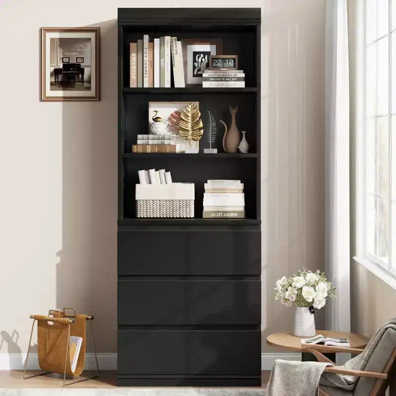 Organizzatore per giocattoli per bambini con cassetto scorrevole | Baule portagiochi moderno in legno | Bianco