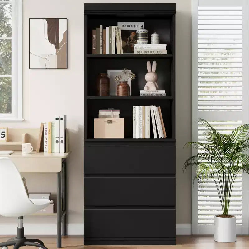 Organizzatore per giocattoli per bambini con cassetto scorrevole | Baule portagiochi moderno in legno | Bianco