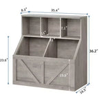 Libreria per bambini, contenitore giocattoli per bambini, mobile portaoggetti per giocattoli con libreria, adatto per sala giochi, camera da letto, cameretta, aula