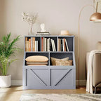 Libreria per bambini, contenitore giocattoli per bambini, mobile portaoggetti per giocattoli con libreria, adatto per sala giochi, camera da letto, cameretta, aula