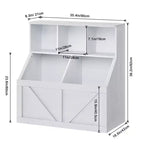 Libreria per bambini, contenitore giocattoli per bambini, mobile portaoggetti per giocattoli con libreria, adatto per sala giochi, camera da letto, cameretta, aula