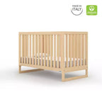 Lettino per neonati convertibile 3-in-1 | In massello di faggio europeo | Certificato GreenGuard Gold