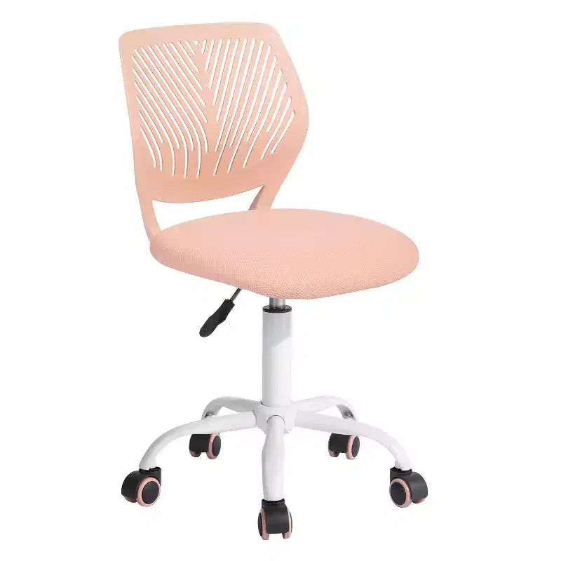 Sedia da ufficio ergonomica con schienale in PP e base in metallo | Altezza regolabile | Blu