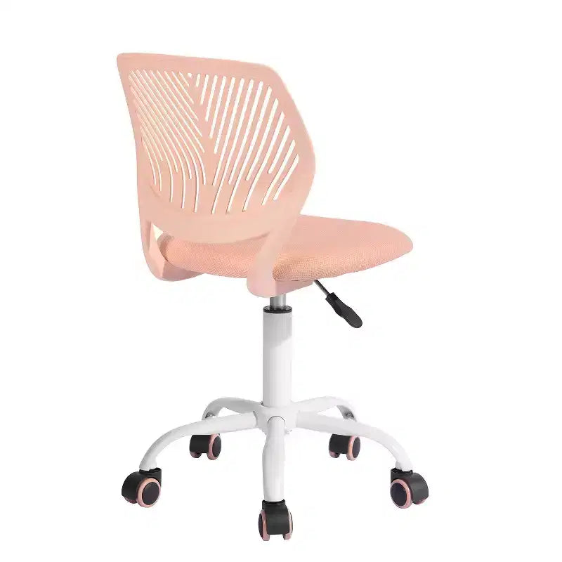 Sedia da ufficio ergonomica con schienale in PP e base in metallo | Altezza regolabile | Blu