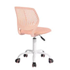 Sedia da ufficio ergonomica con schienale in PP e base in metallo | Altezza regolabile | Blu