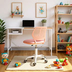 Sedia da ufficio ergonomica con schienale in PP e base in metallo | Altezza regolabile | Blu