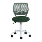 Sedia da ufficio ergonomica con schienale in PP e base in metallo | Altezza regolabile | Blu