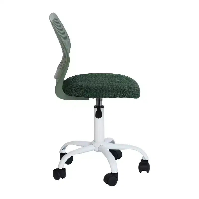 Sedia da ufficio ergonomica con schienale in PP e base in metallo | Altezza regolabile | Blu