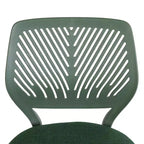 Sedia da ufficio ergonomica con schienale in PP e base in metallo | Altezza regolabile | Blu