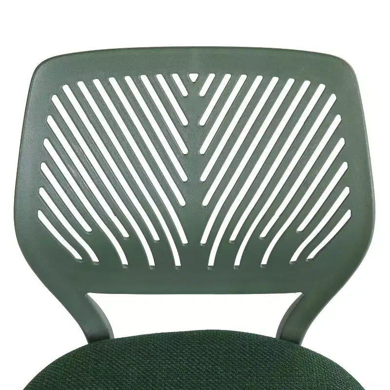 Sedia da ufficio ergonomica con schienale in PP e base in metallo | Altezza regolabile | Blu