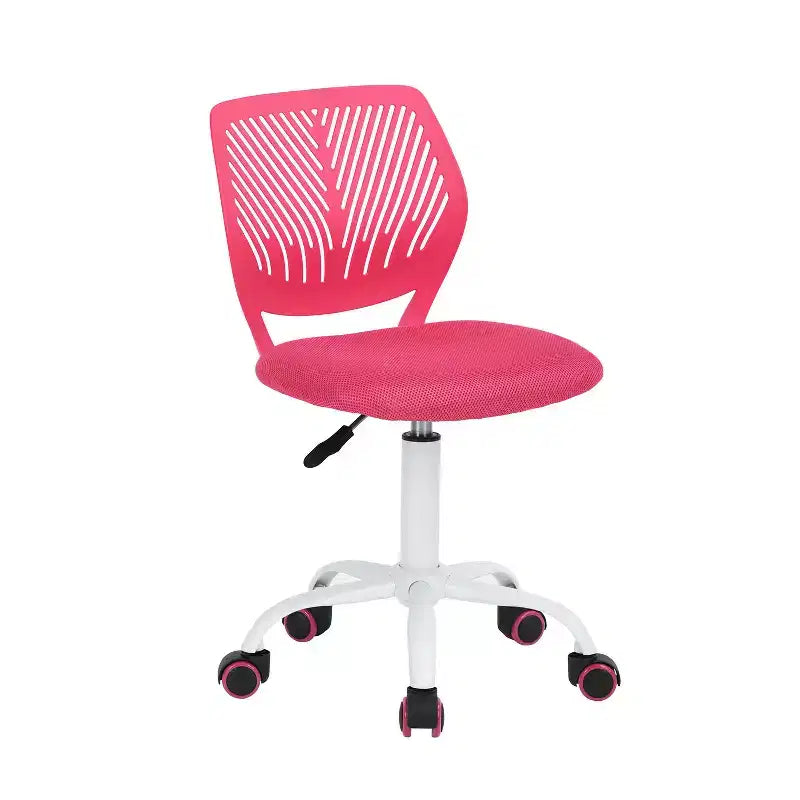 Sedia da ufficio ergonomica con schienale in PP e base in metallo | Altezza regolabile | Blu