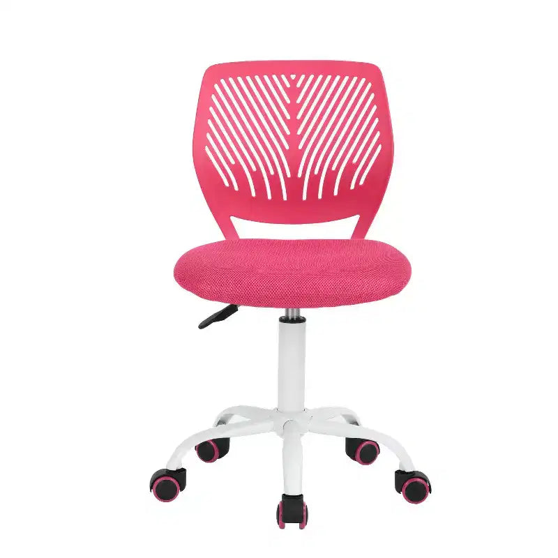 Sedia da ufficio ergonomica con schienale in PP e base in metallo | Altezza regolabile | Blu