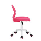 Sedia da ufficio ergonomica con schienale in PP e base in metallo | Altezza regolabile | Blu
