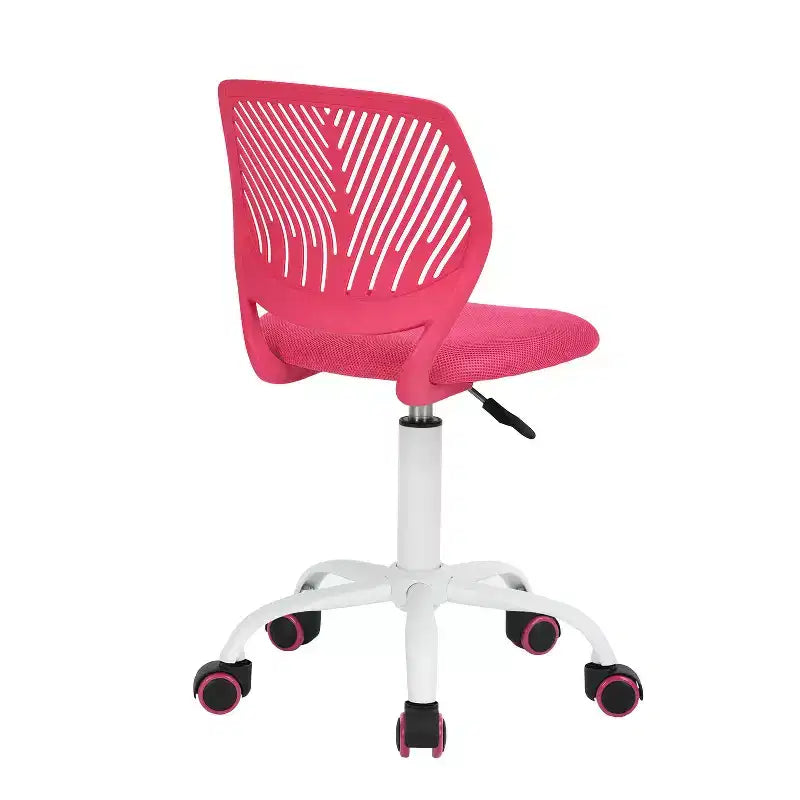 Sedia da ufficio ergonomica con schienale in PP e base in metallo | Altezza regolabile | Blu