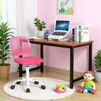 Sedia da ufficio ergonomica con schienale in PP e base in metallo | Altezza regolabile | Blu