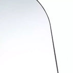 Specchio a figura intera ad arco in metallo nero da 63" | Da appoggio o da parete