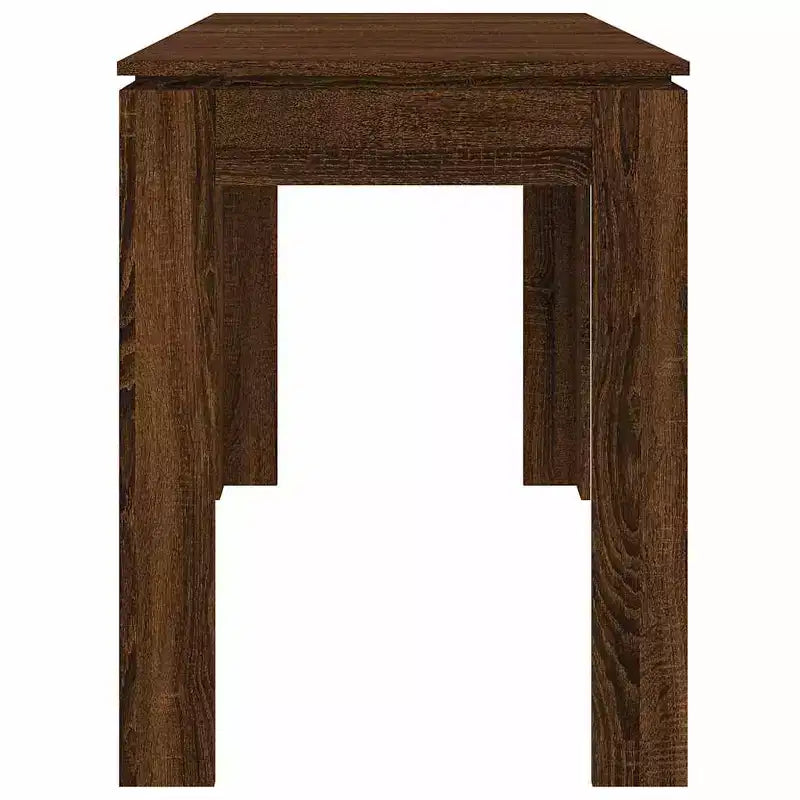 Tavolo da Pranzo Moderno Minimalista in Rovere per 4 | Legno Ingegnerizzato, Base a C