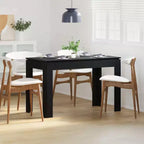 Clihome Modern Minimalist Oak Dining Table, 4-Seater Table Surface for Everyday Family Meals