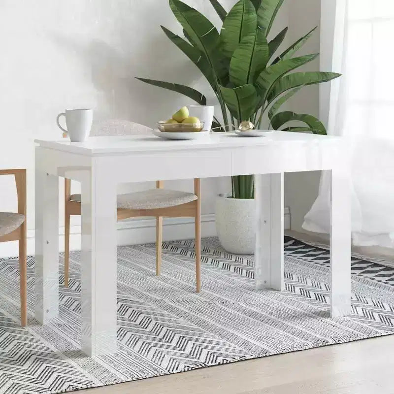 Tavolo da Pranzo Moderno Minimalista in Rovere per 4 | Legno Ingegnerizzato, Base a C