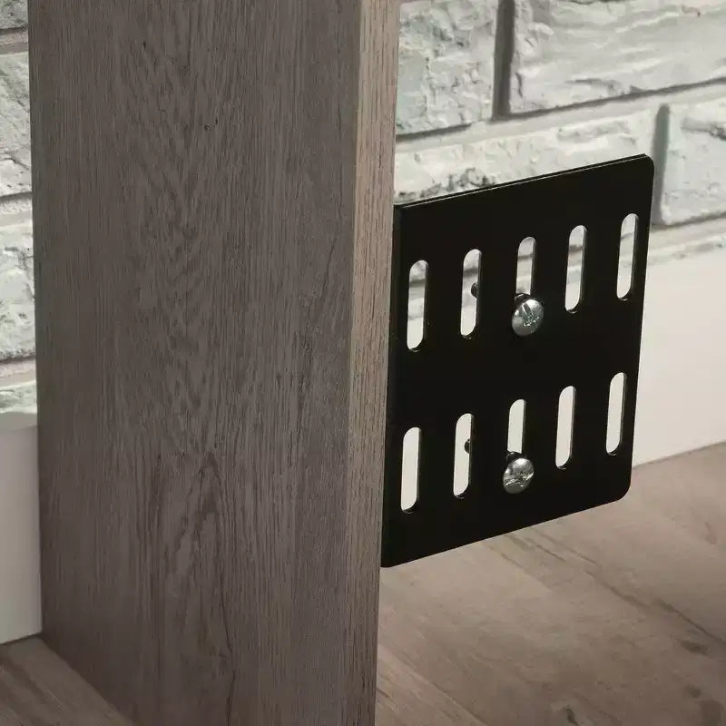 Testiera letto matrimoniale/queen-size con contenitore integrato | Finitura laminata in MDF effetto legno