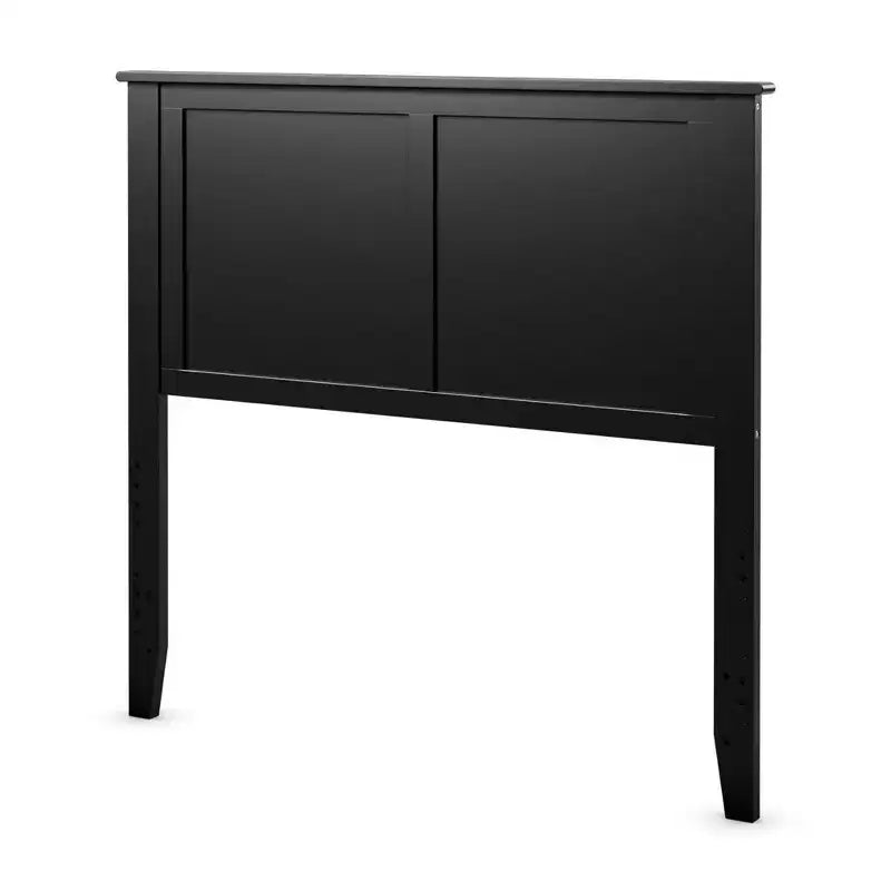 Costway Twin Wood Headboard Flat Panel Pre-drilled Holes Height Adjustment