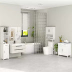 Mobile bagno autoportante alto 162 cm | Scaffale a 3 ripiani, cassetto e armadietto