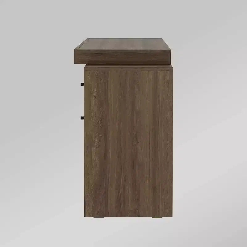 Scrivania espandibile da ufficio con cassettiera portadocumenti | MDF larghezza 119 cm